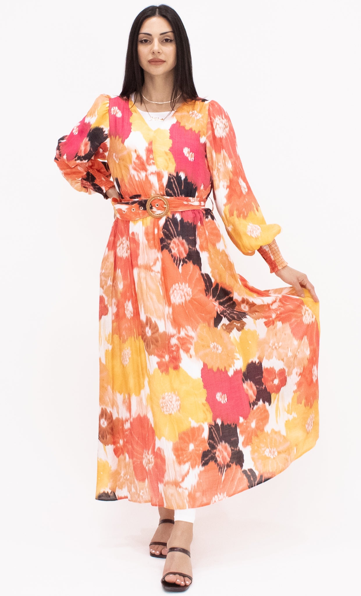 Larissa Dress - Orange