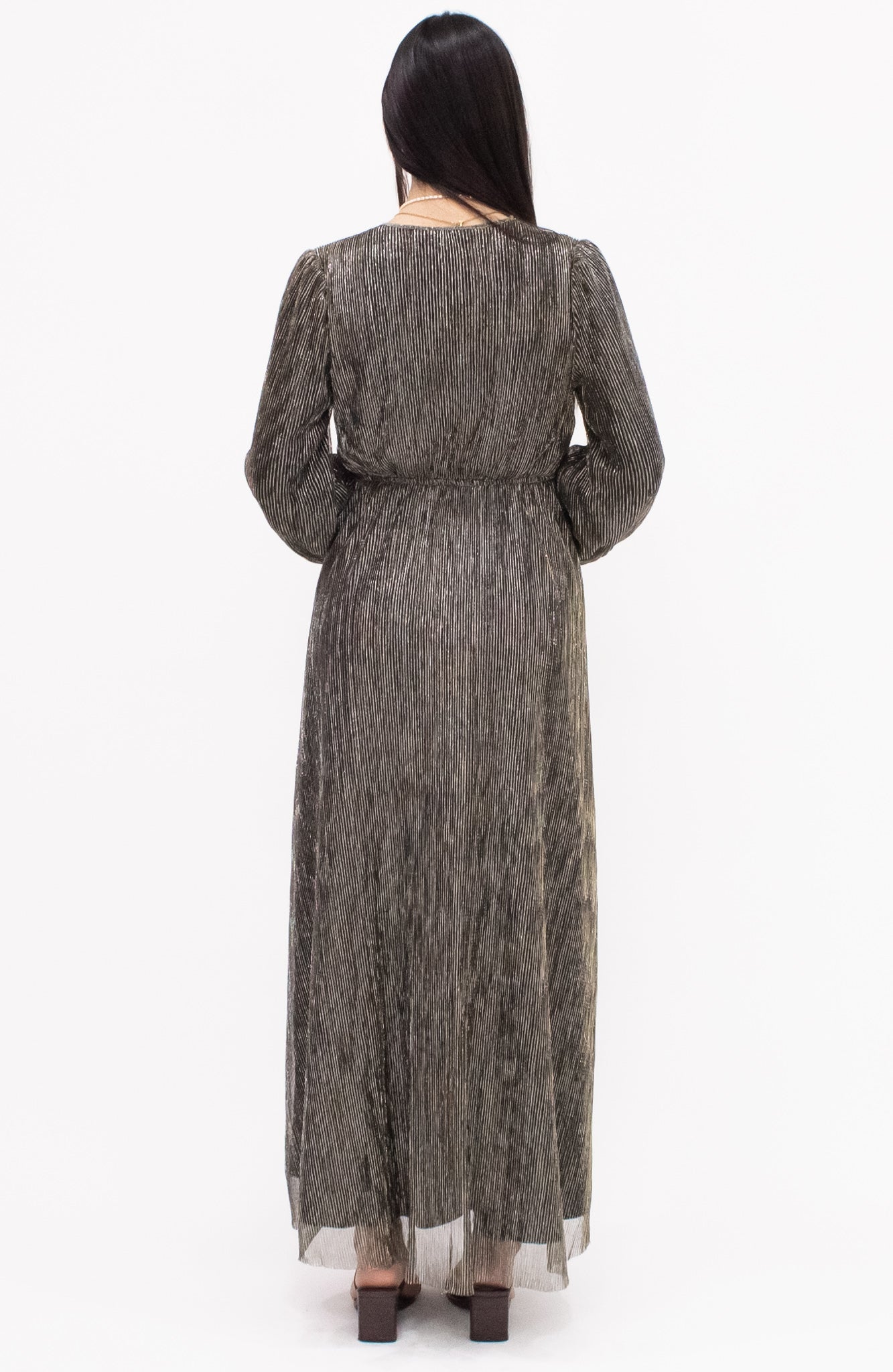 Chloè Shimmer Dress - Black