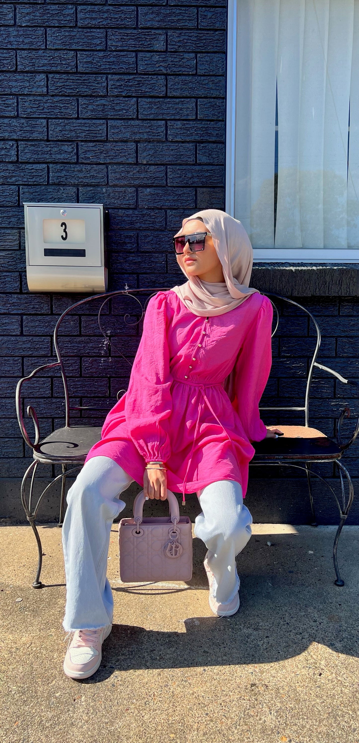 Phoebe top - pink