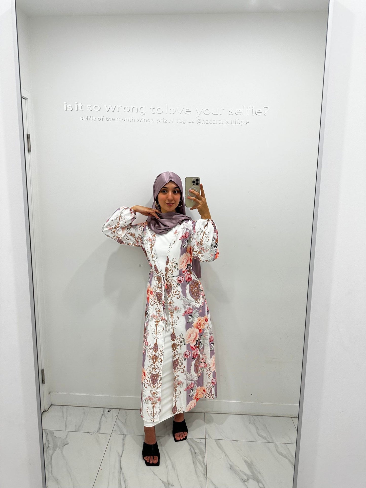 Zainab Floral Cardigan