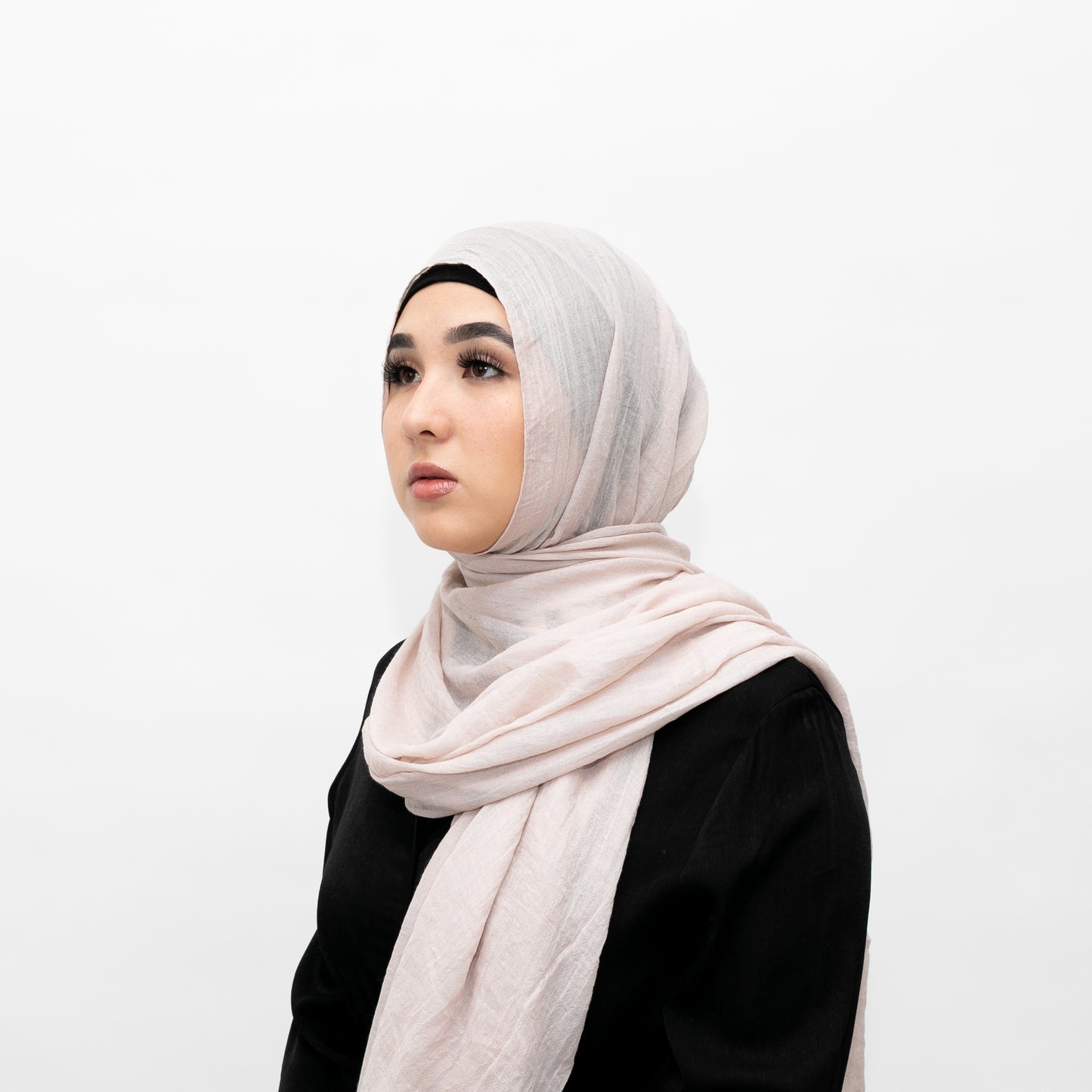 Light Pink Cotton Hijab