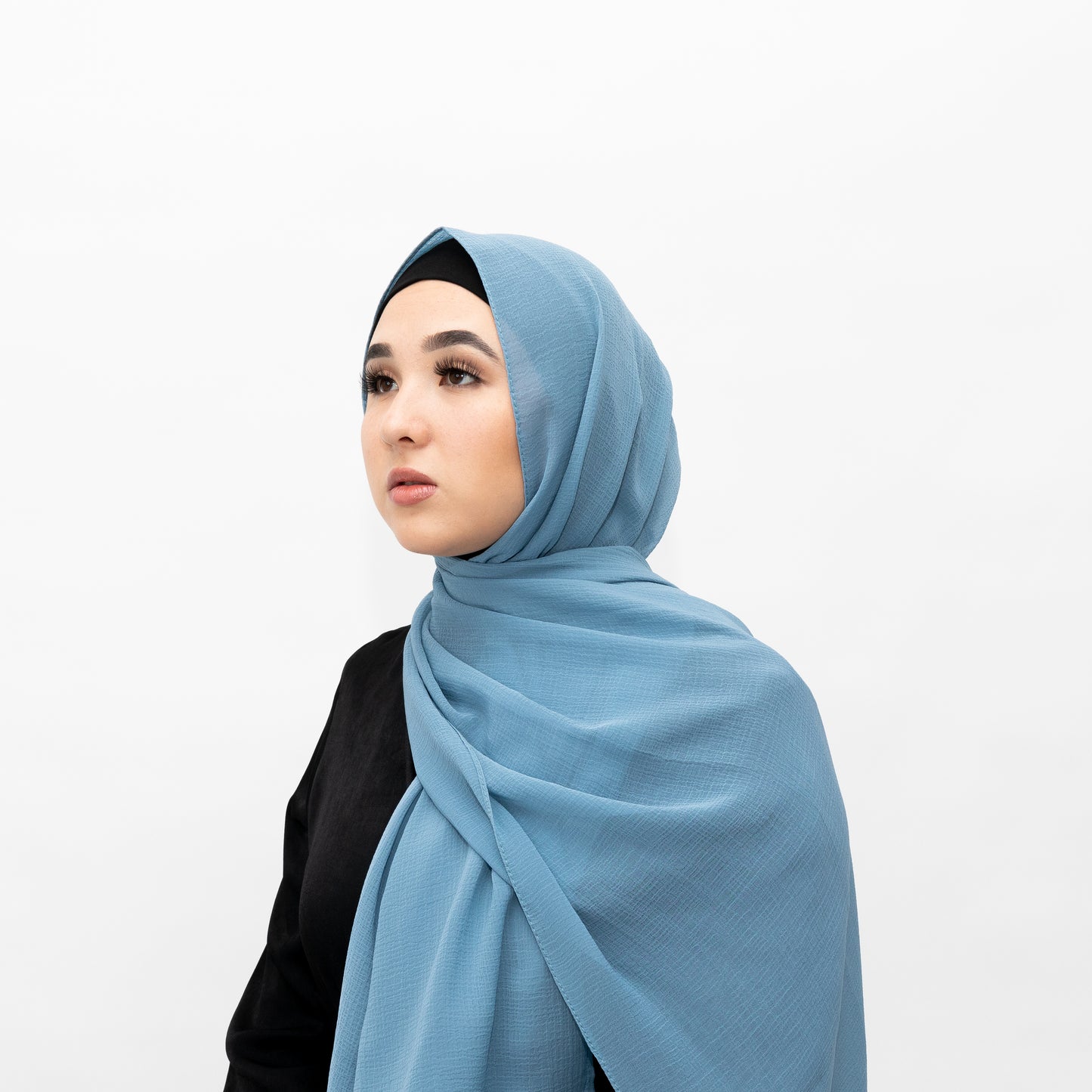 Light Blue Chiffon Hijab