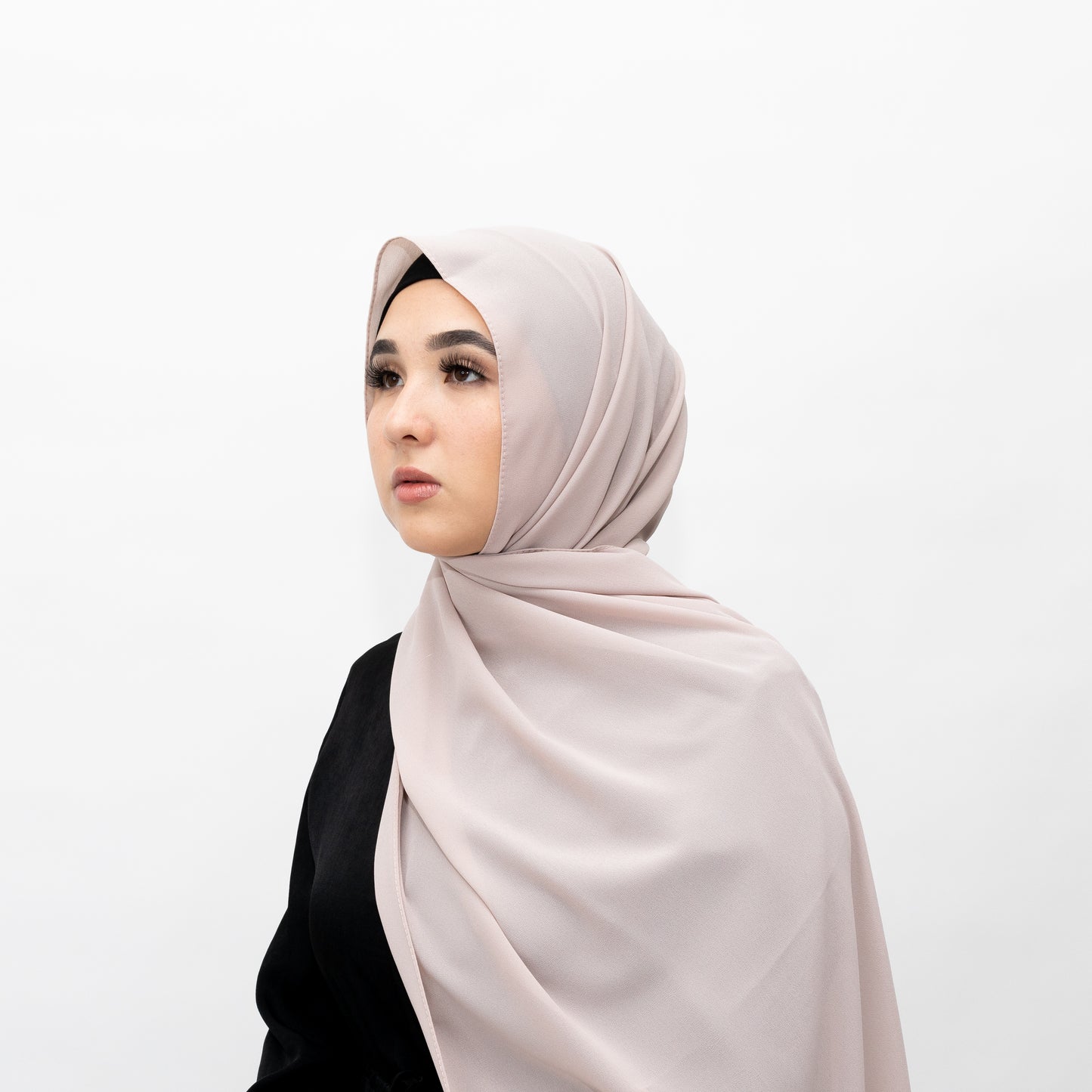 Light Blush Chiffon Hijab