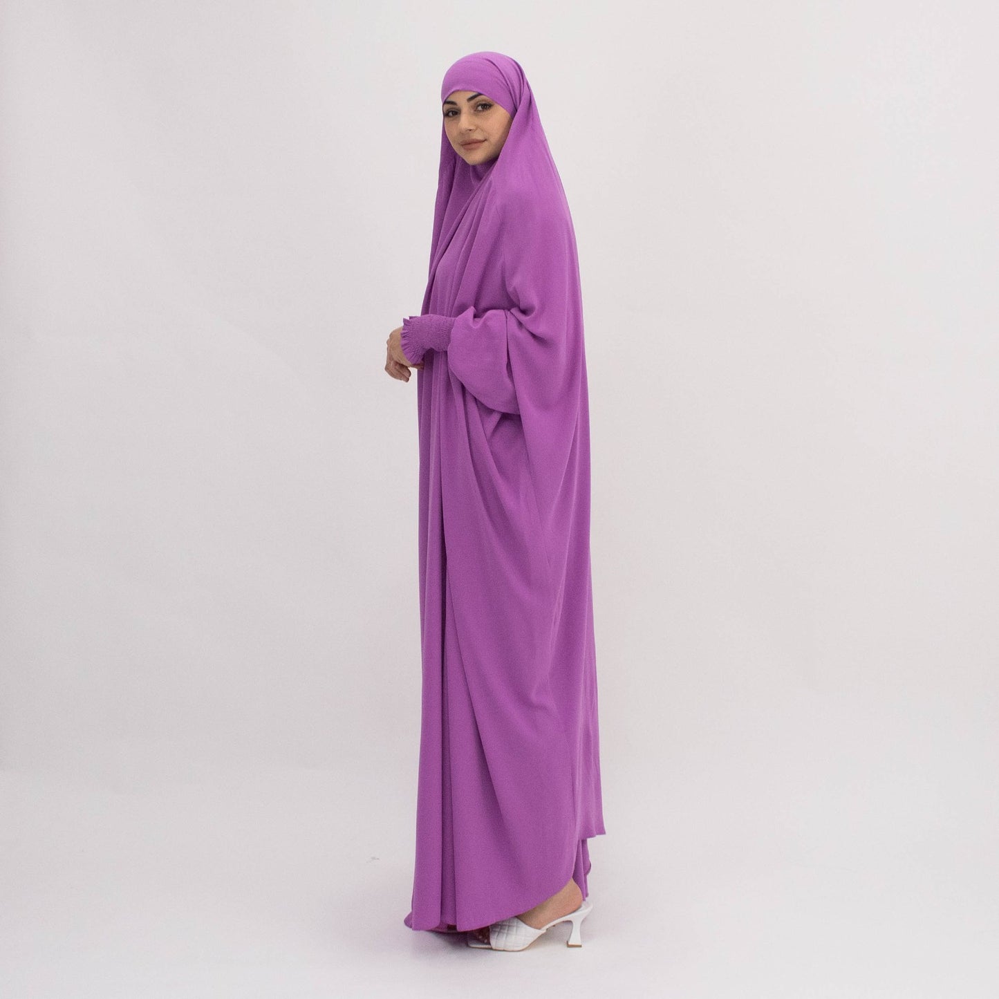 One Piece Jilbab - Lilac