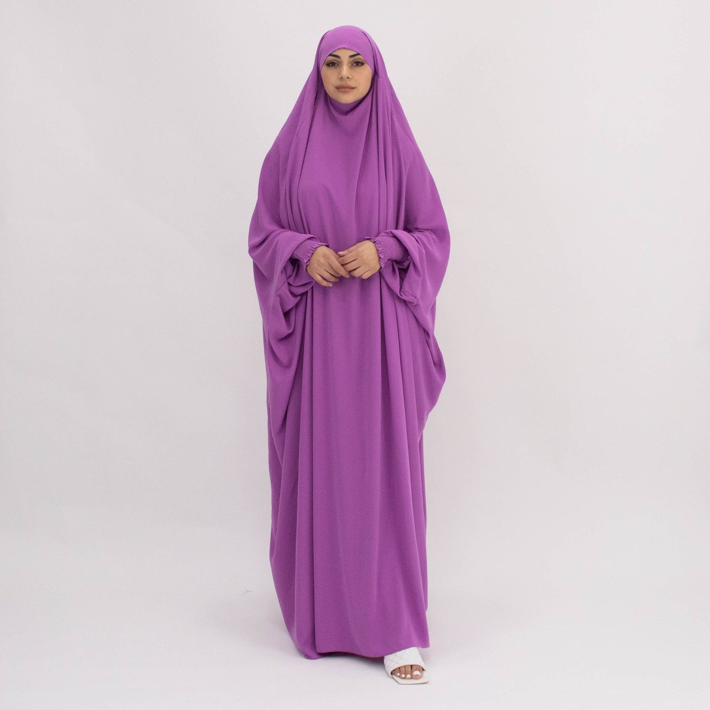 One Piece Jilbab - Lilac