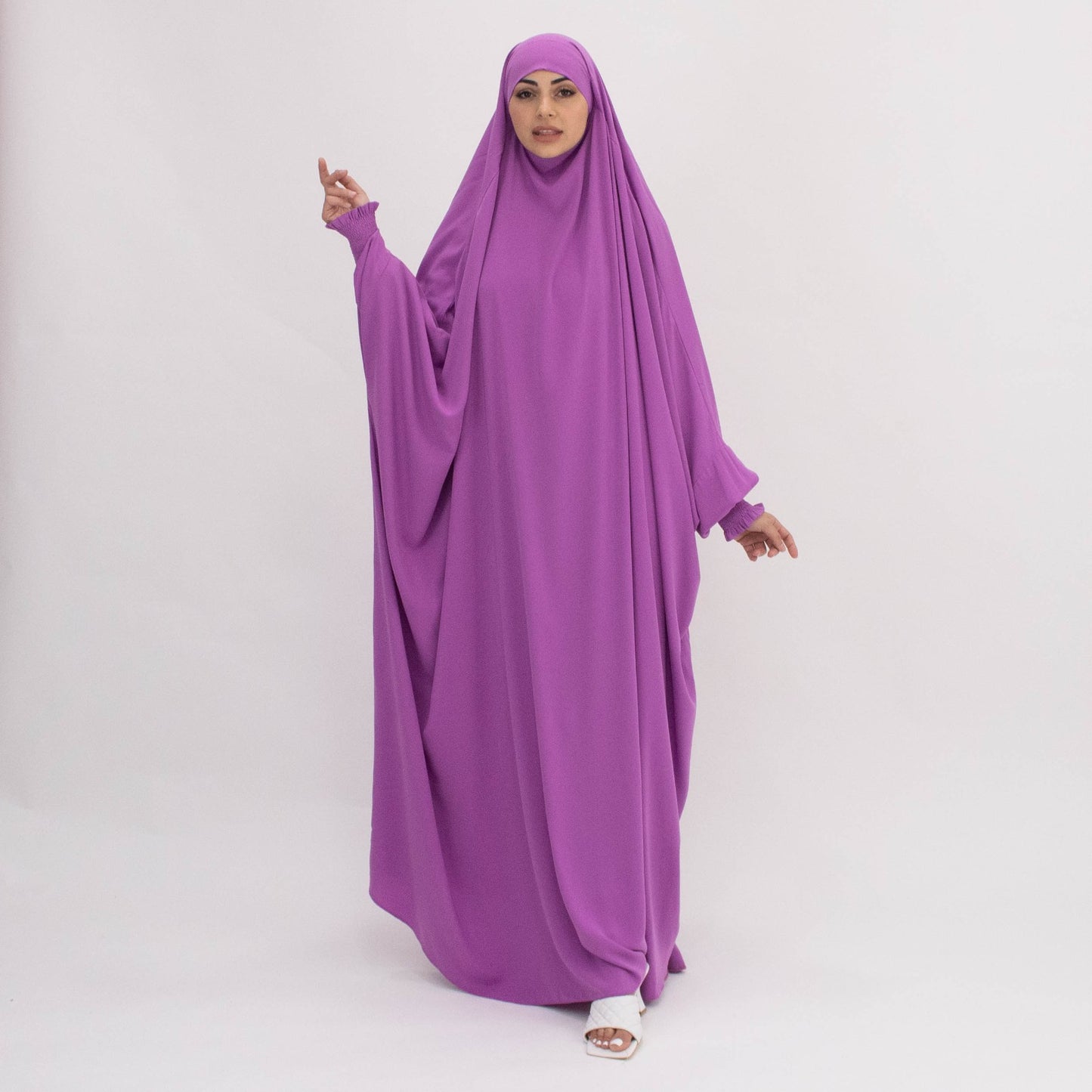One Piece Jilbab - Lilac
