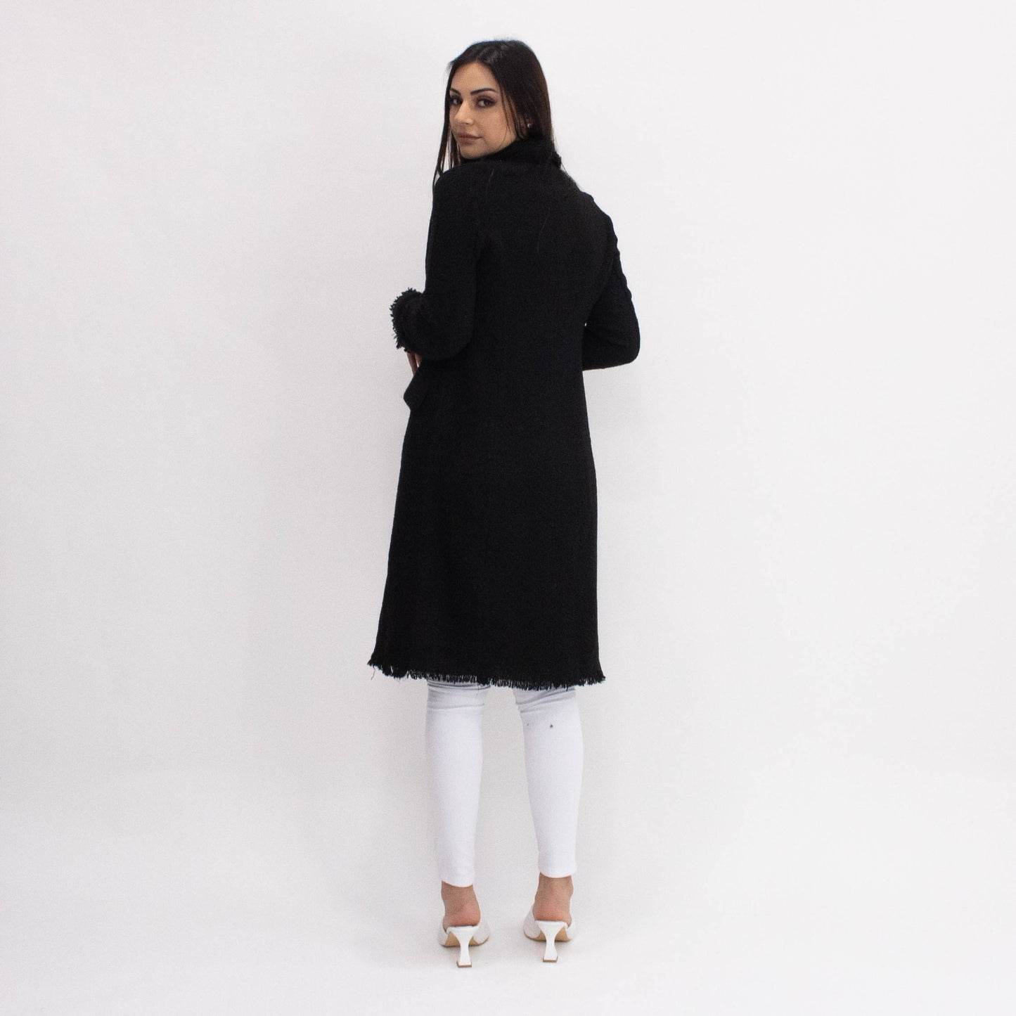 Black Buttoned Coat