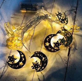 Eid Decor Lights - Gold