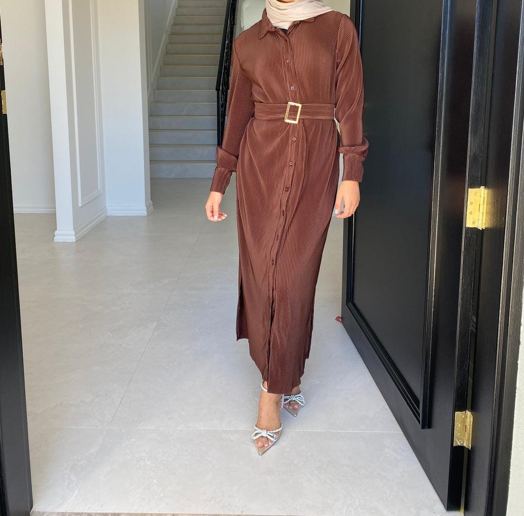 Analia Dress - Chocolate Brown