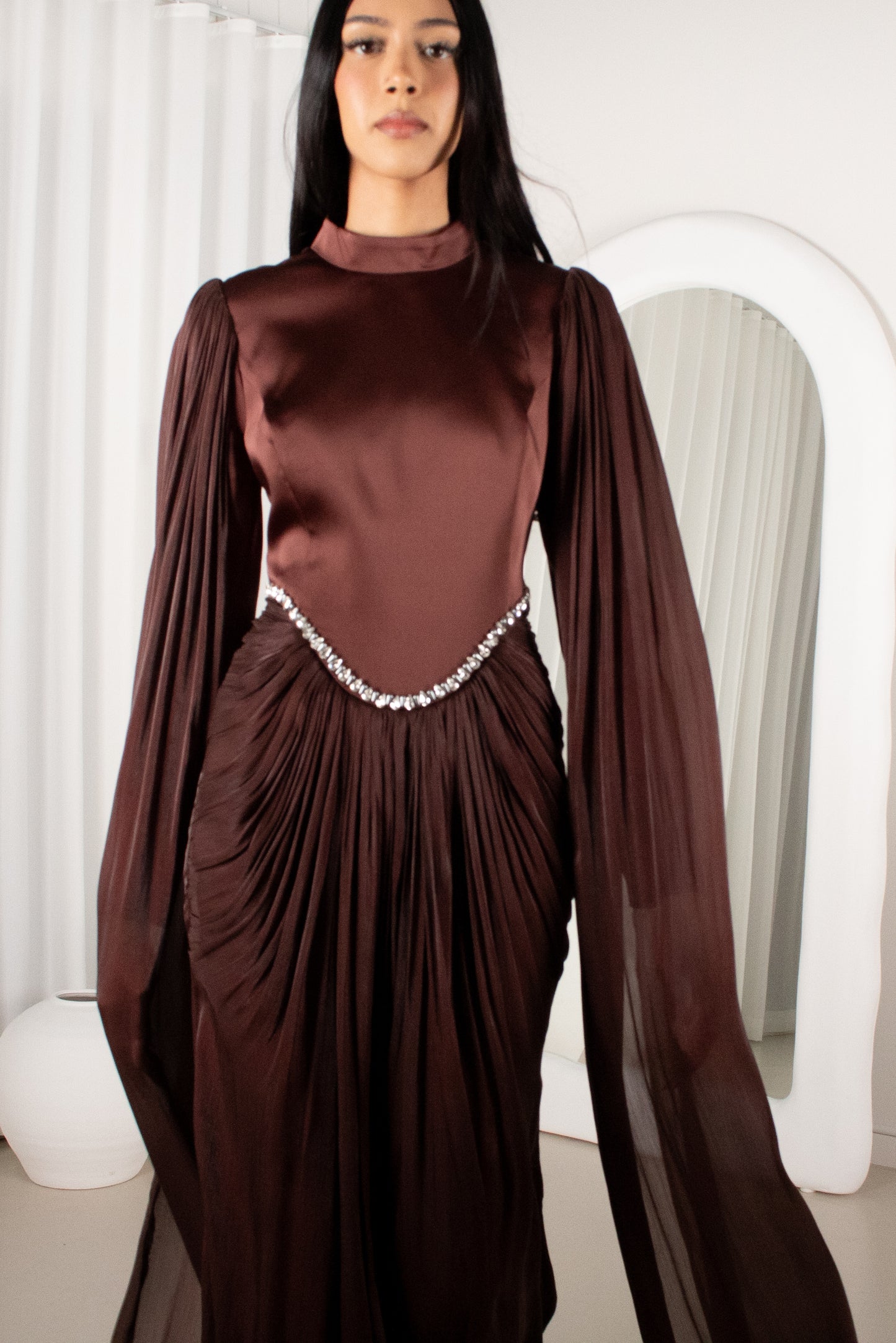 The BAYDAH Gown - Brown