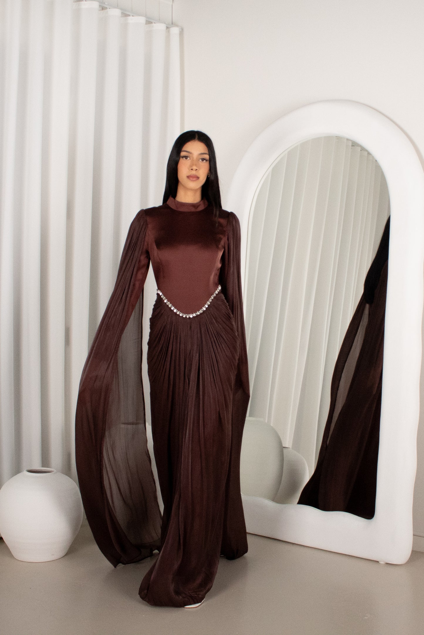 The BAYDAH Gown - Brown