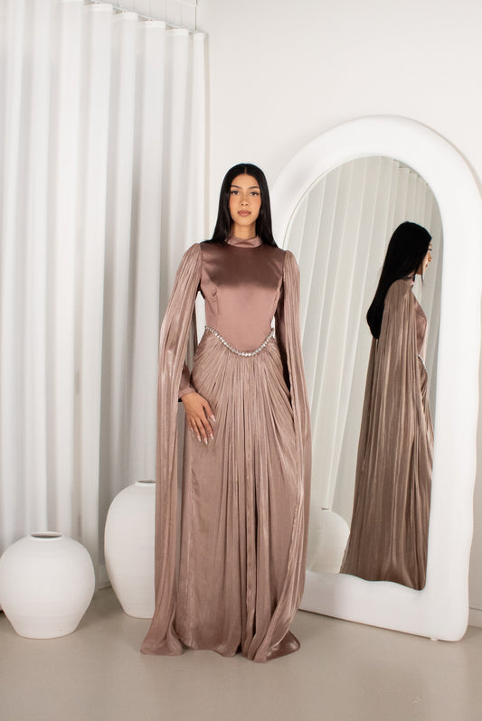 The BAYDAH Gown - Mocha
