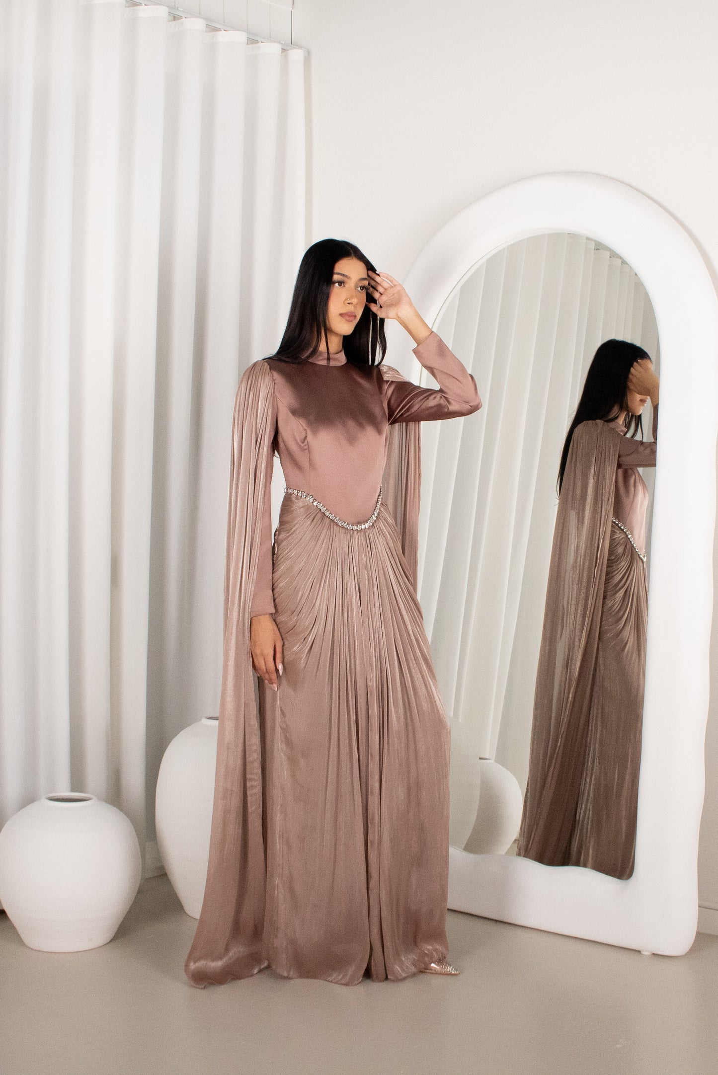 The BAYDAH Gown - Mocha