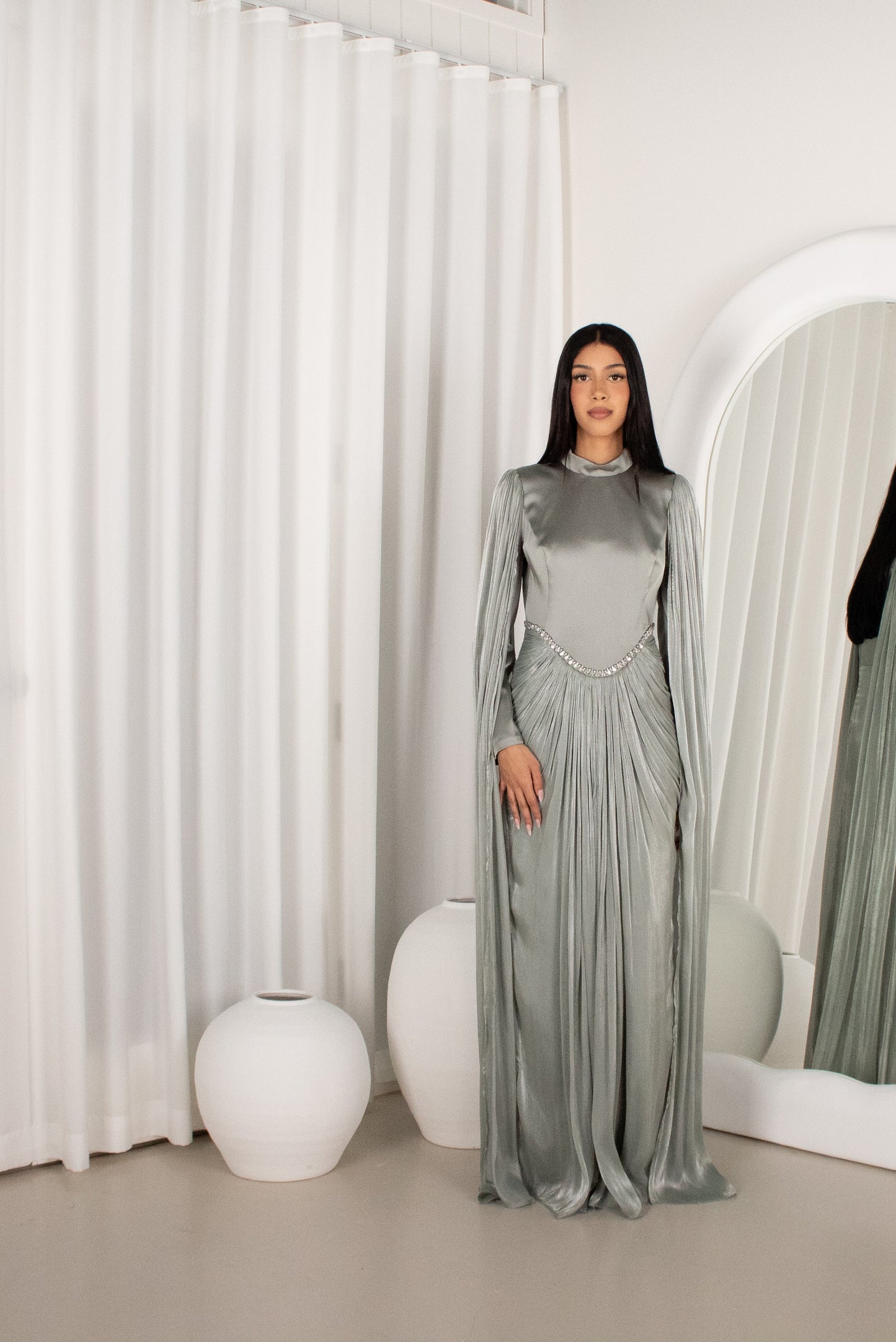 The BAYDAH Gown - Sage