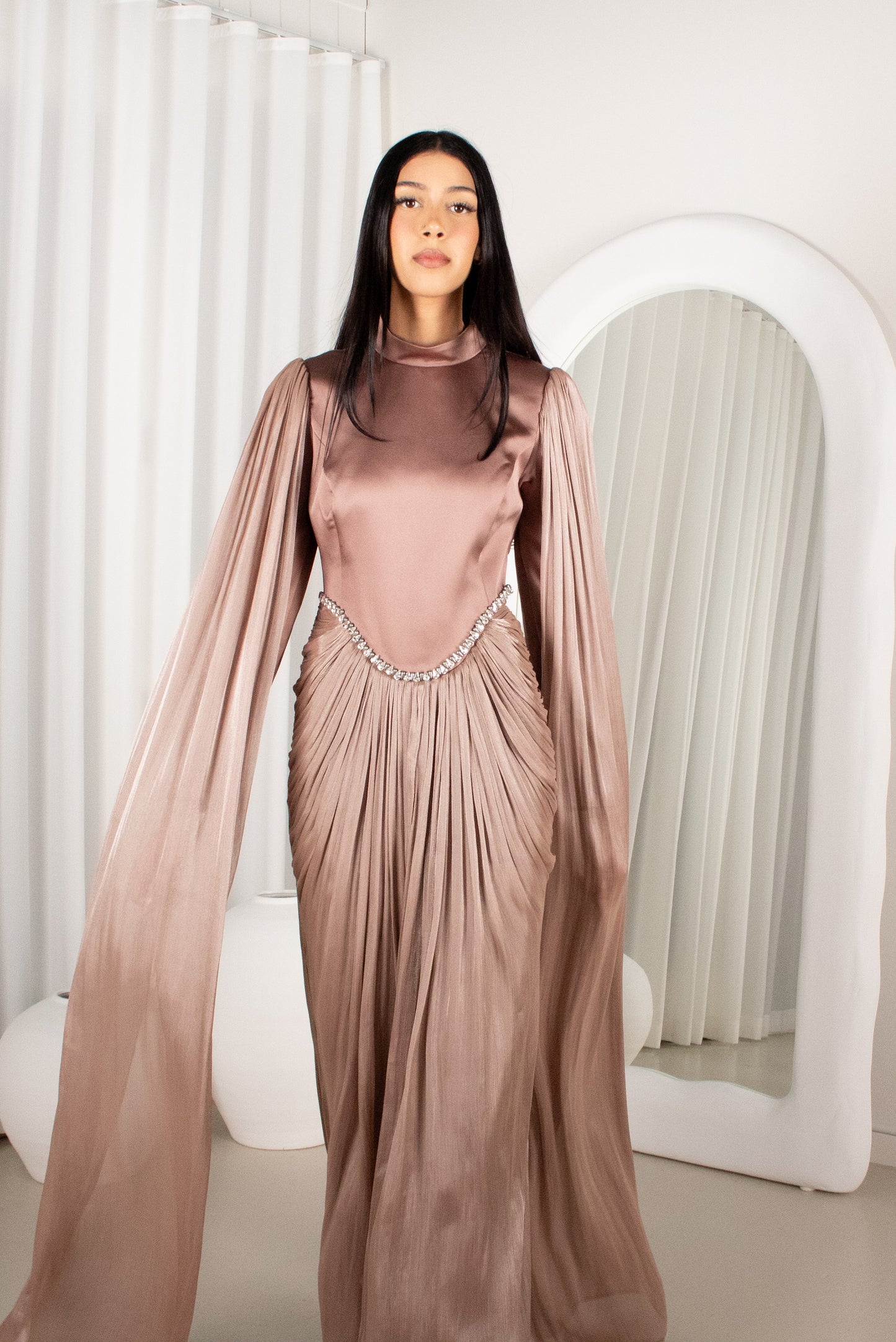 The BAYDAH Gown - Mocha