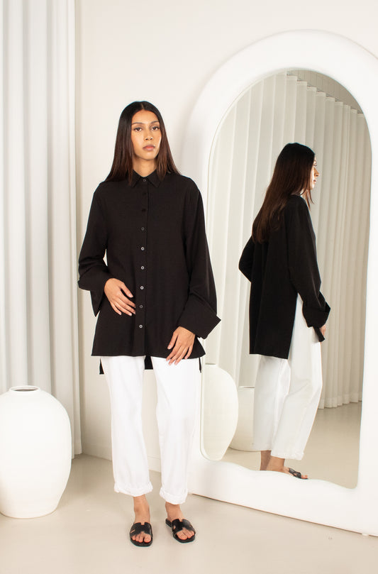 Nisa' Top - Black
