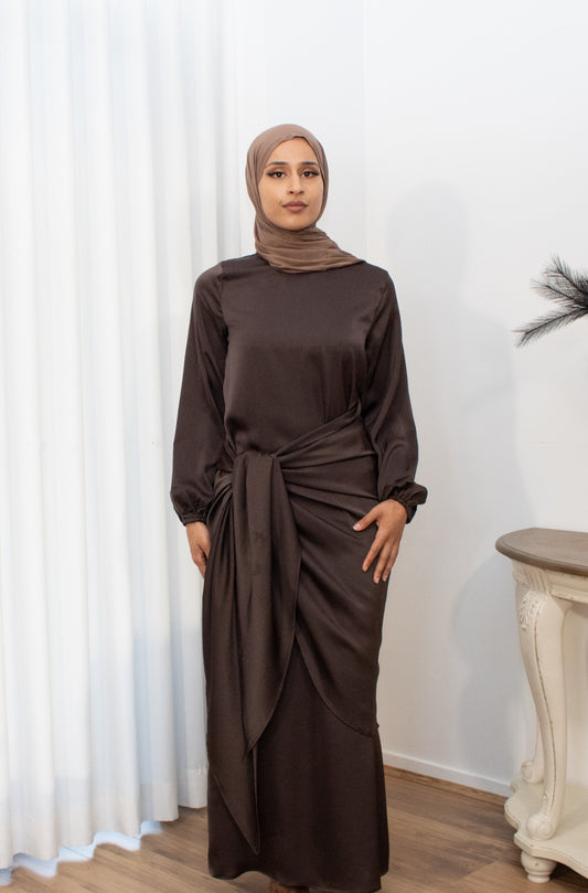 Sajida two piece - Dark Brown