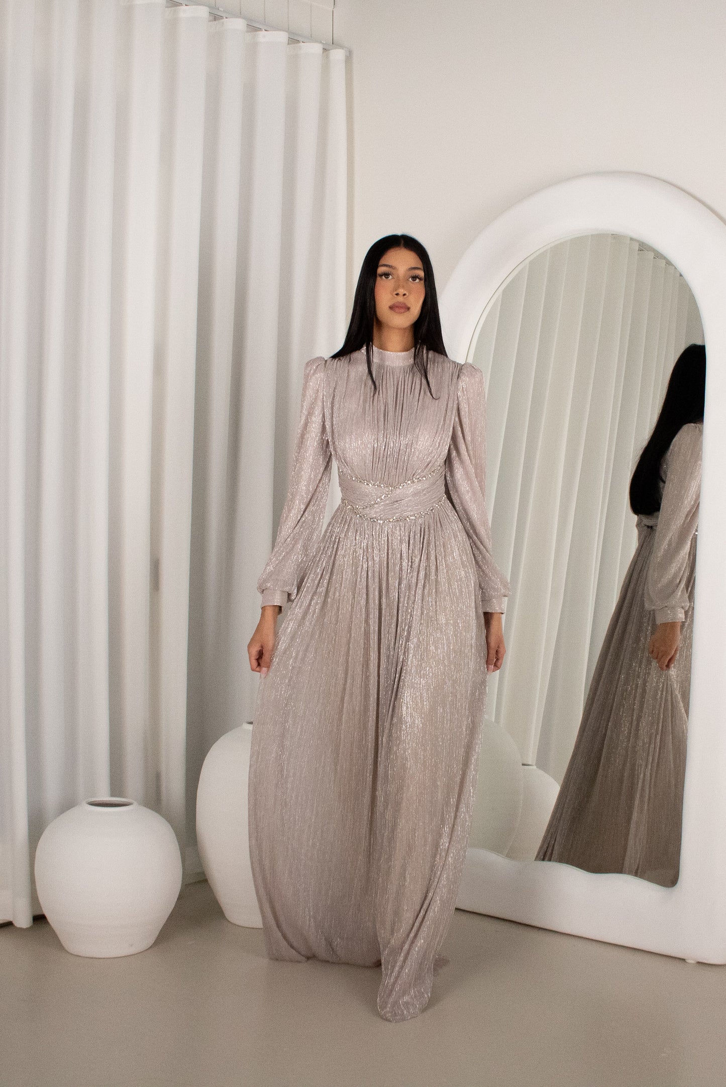 The HARA Gown - Silver