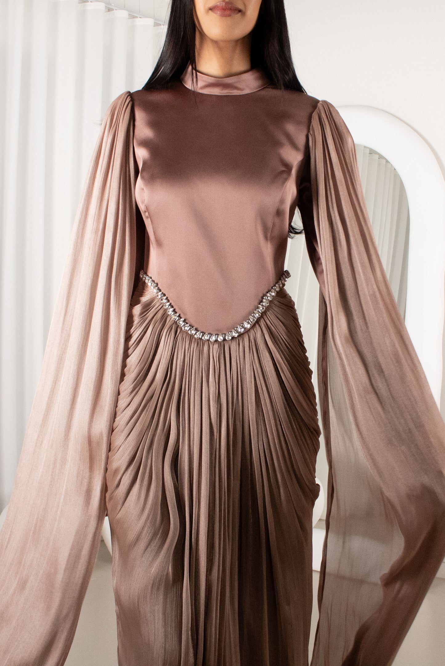 The BAYDAH Gown - Mocha