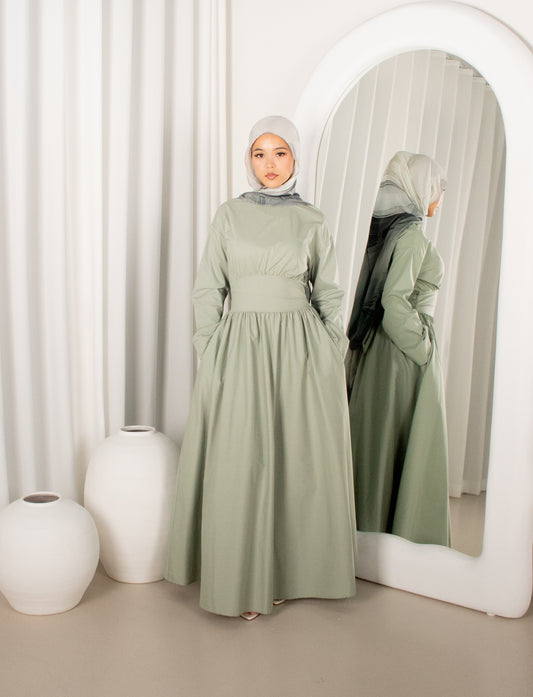 Serene Dress - Olive