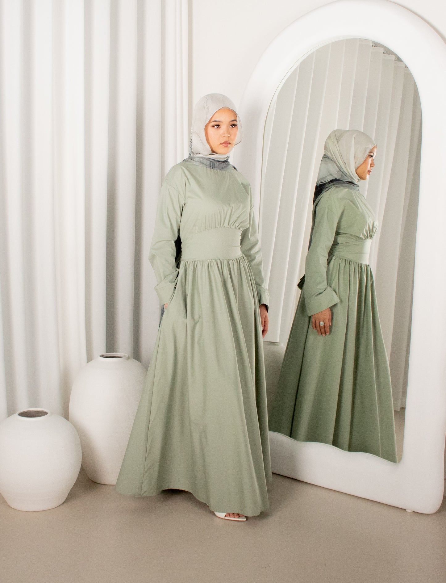 Serene Dress - Olive