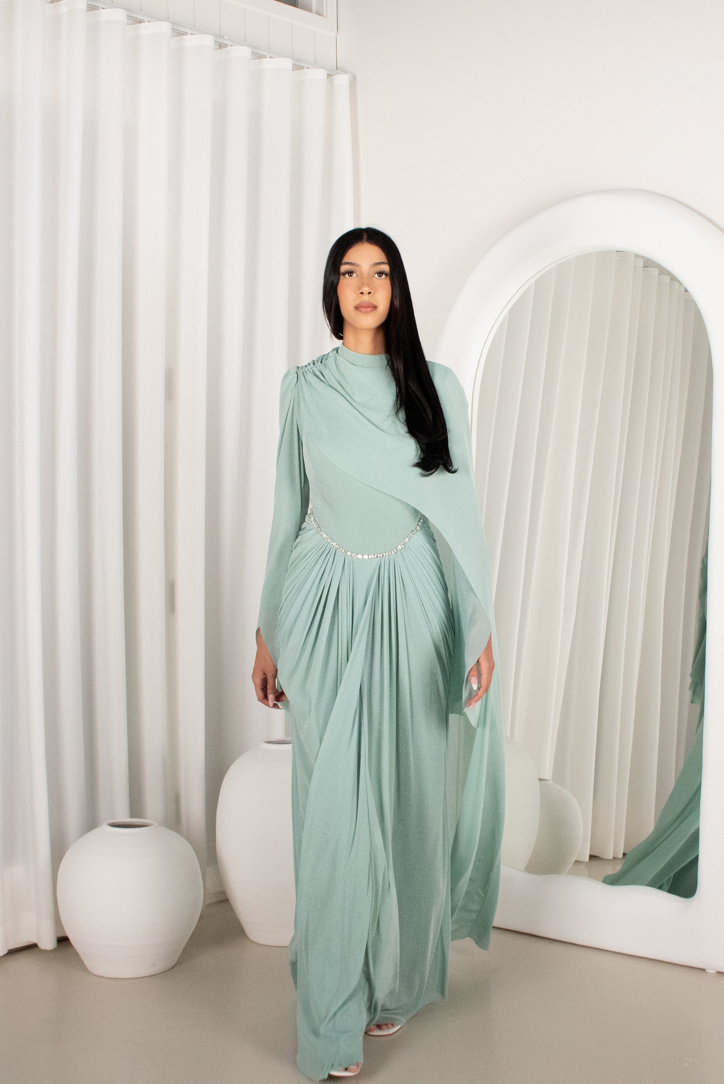The HIRAH Gown - Turquoise