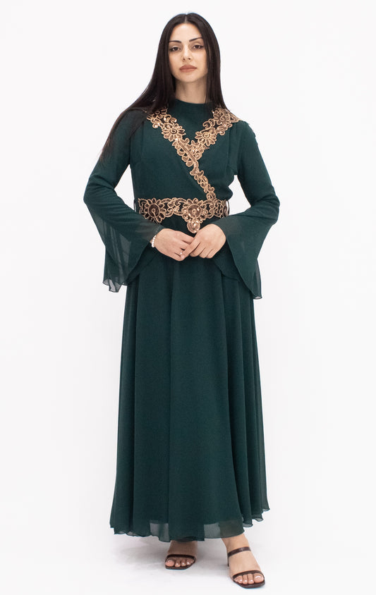 Lyra dress - Dark Emerald