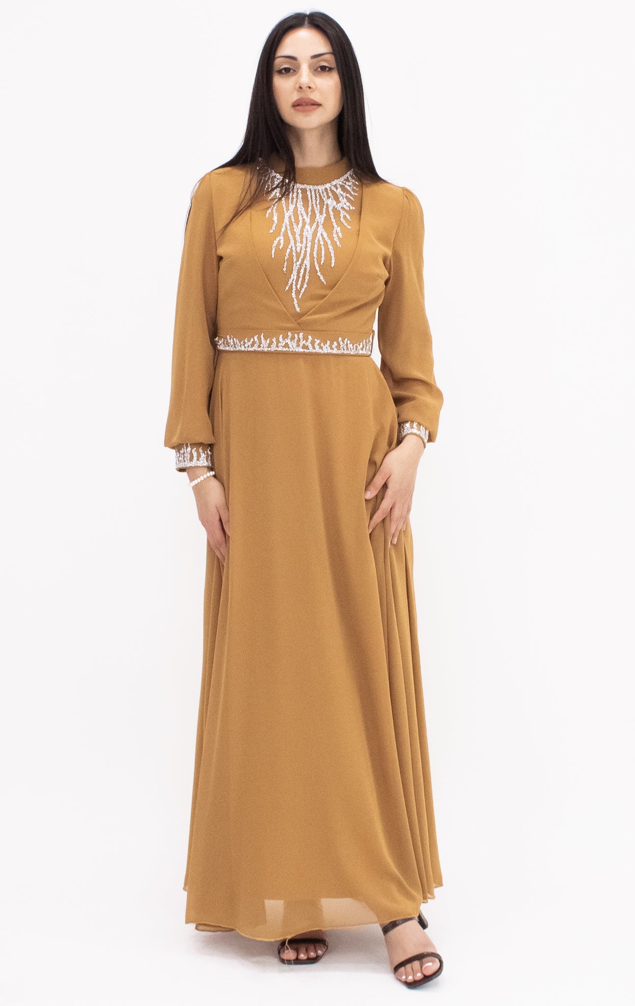 Savannah gown - Mustard