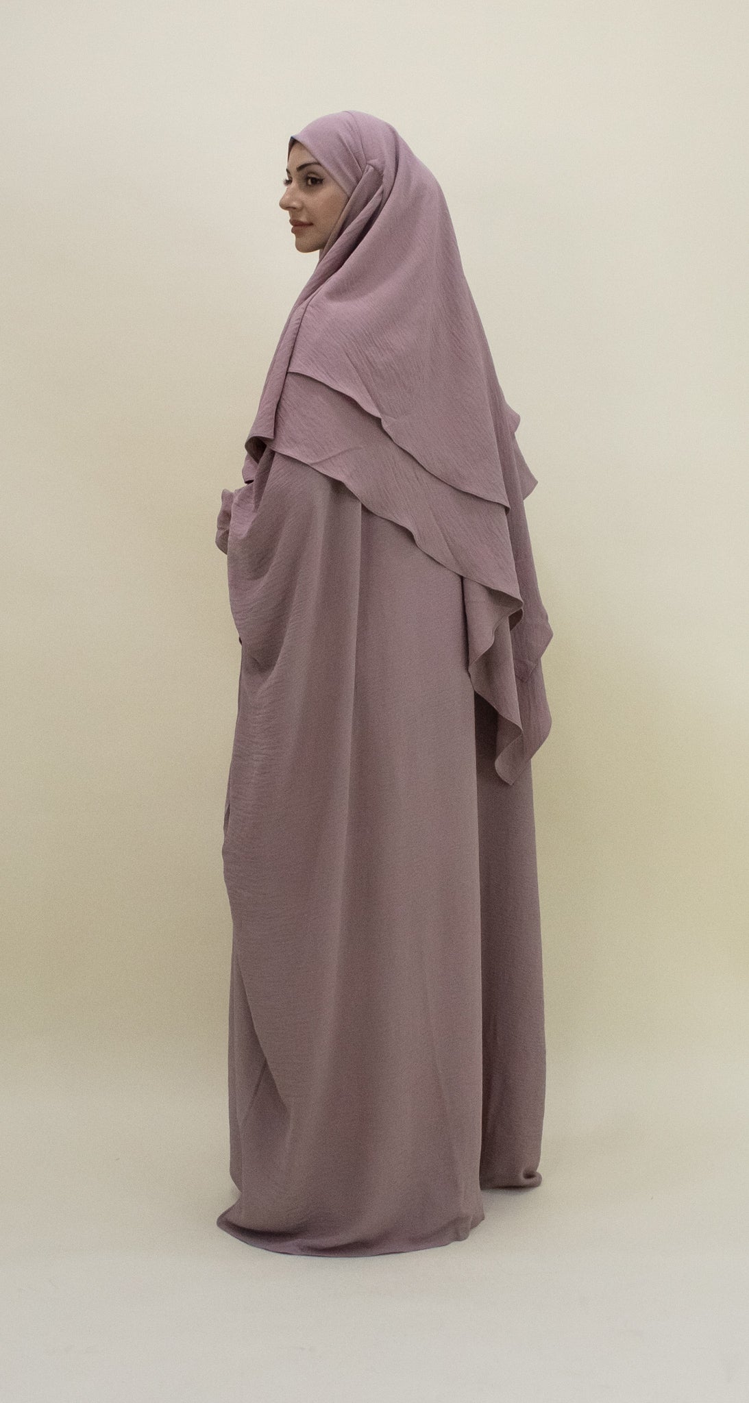 Amanah Ruffle Sleeve Abaya - (S/M)