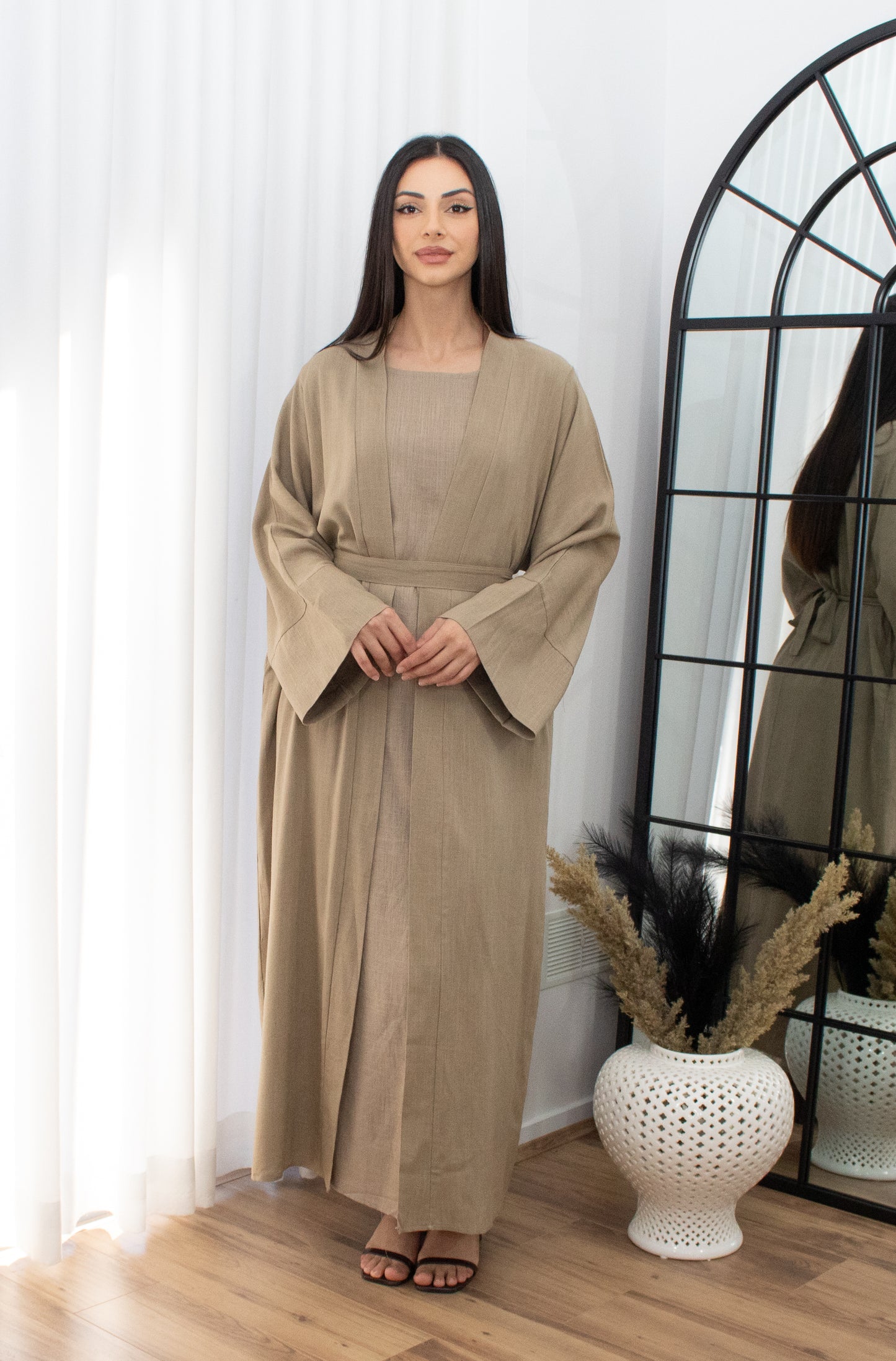 Sahara Linen Set - Beige