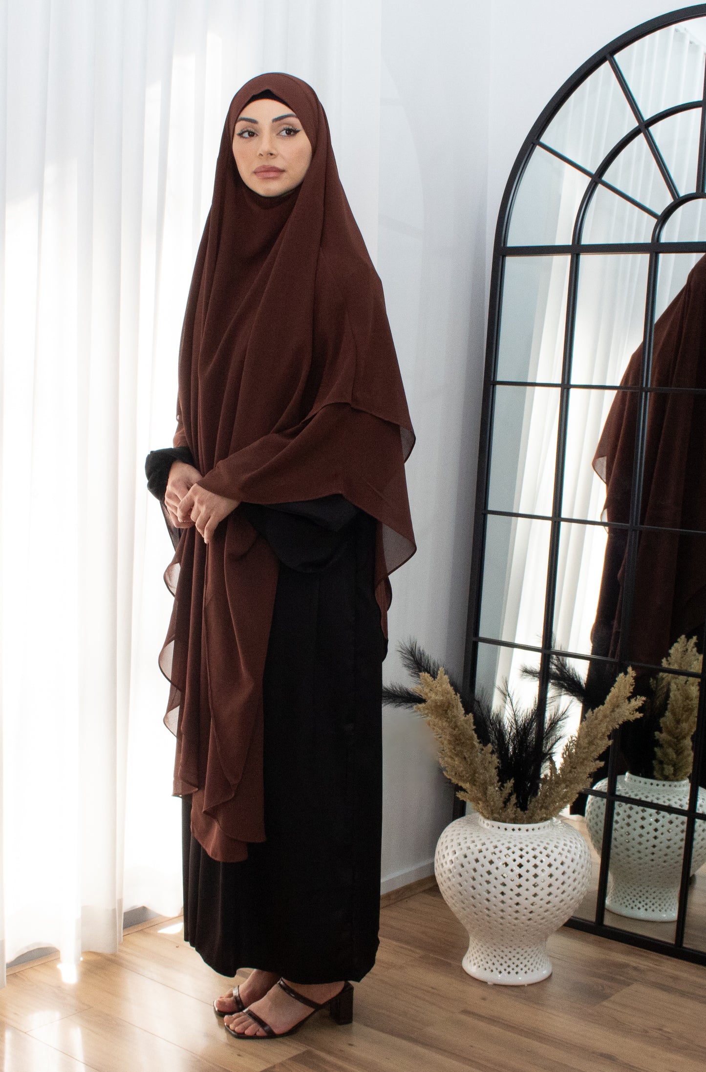 Layered Chiffon Khimars