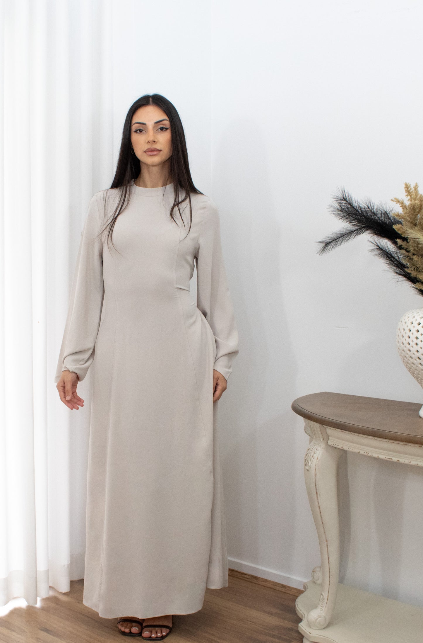 Zaniyah Dress - Beige