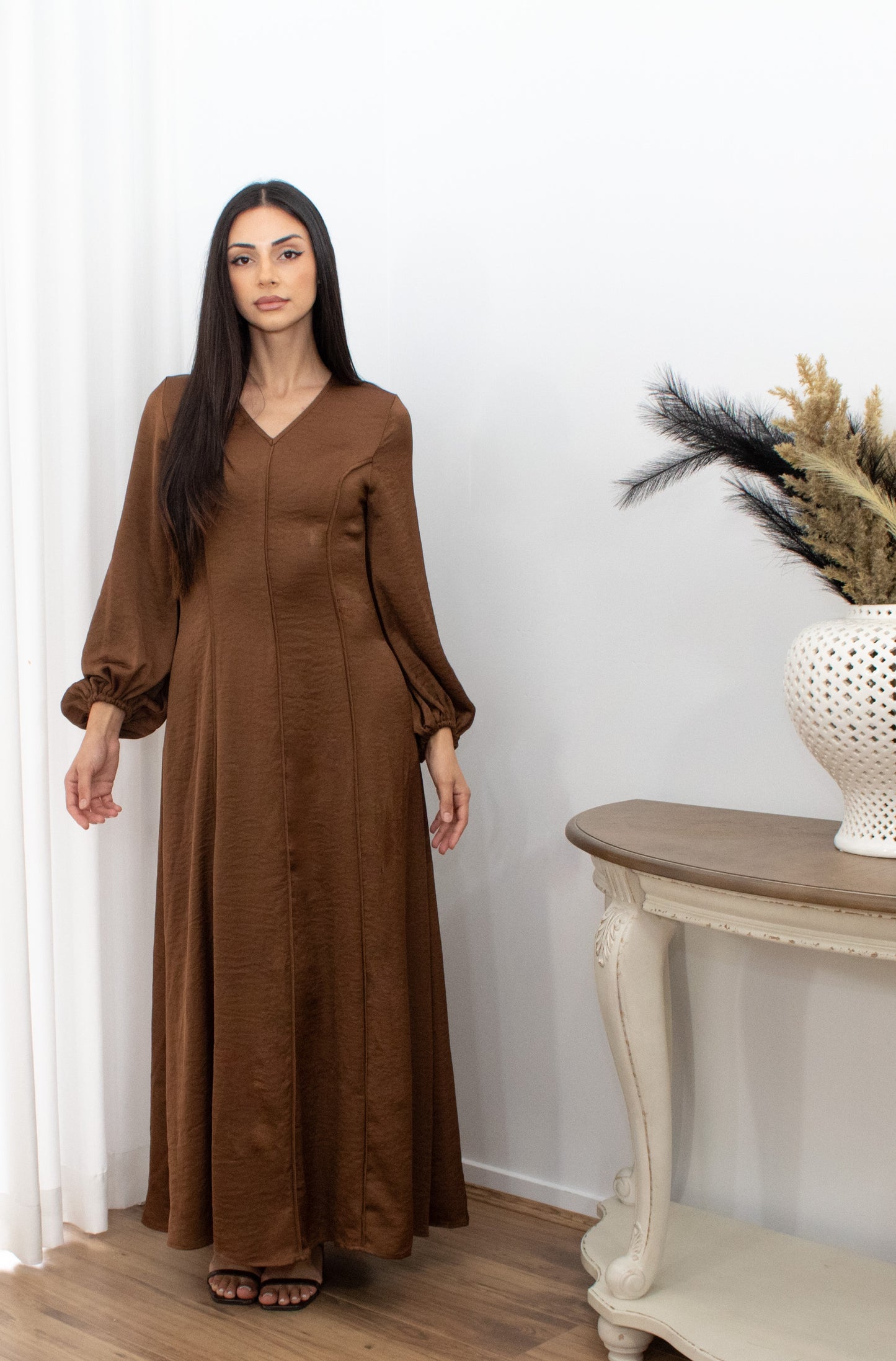 Laylah Dress - Brown