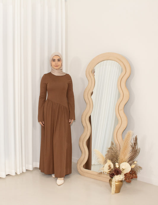 Gabby Dress - Brown