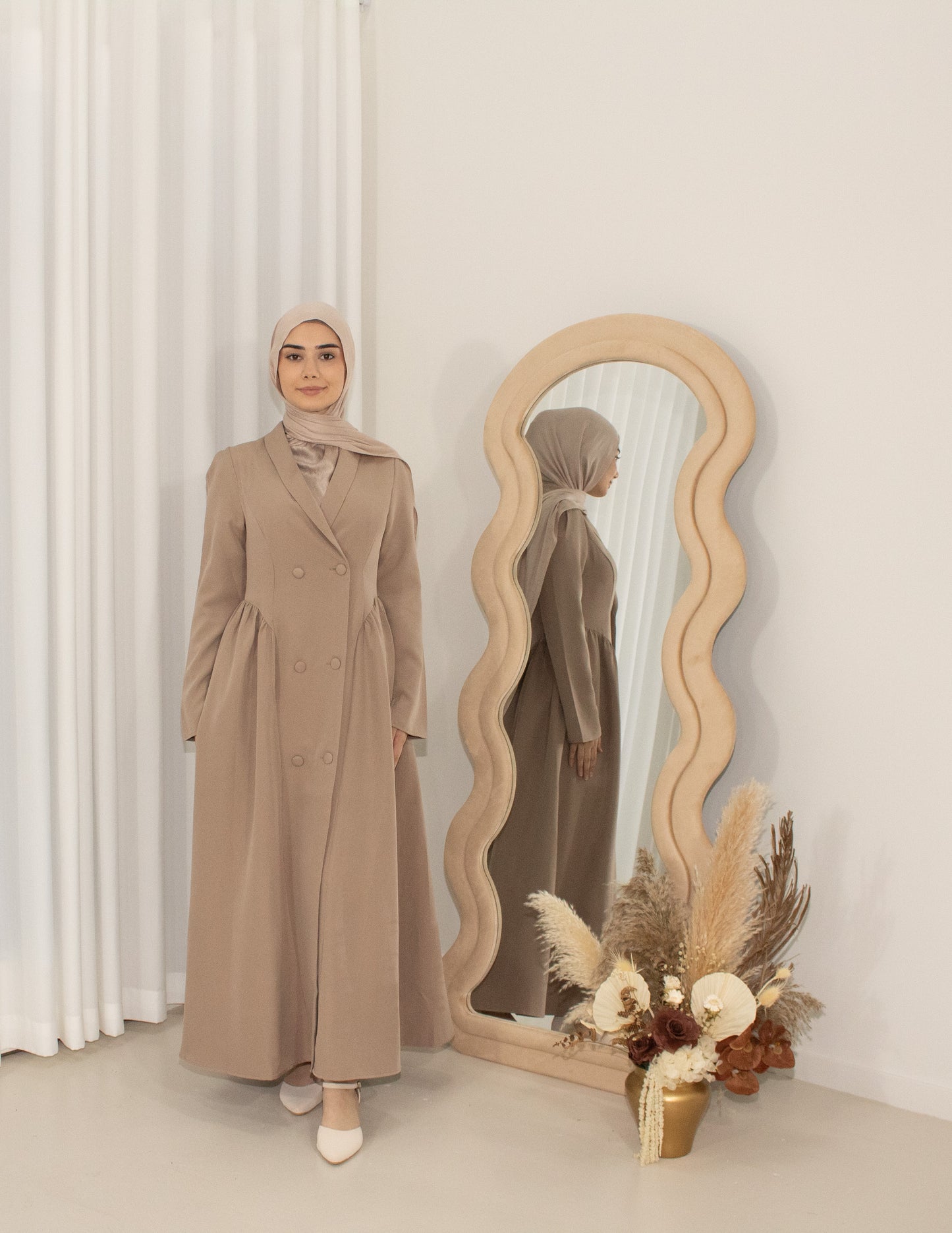 Arina Coat - Nude