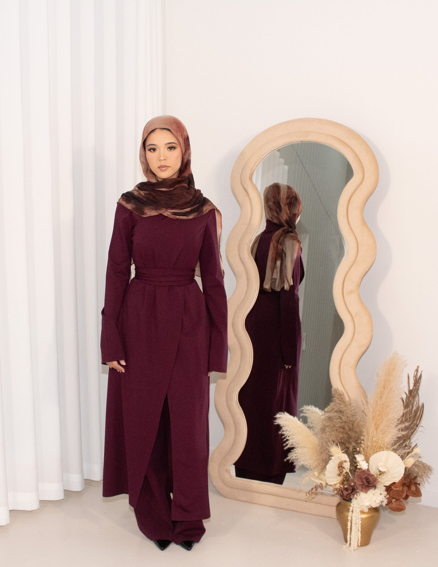 Azalea Set - Maroon