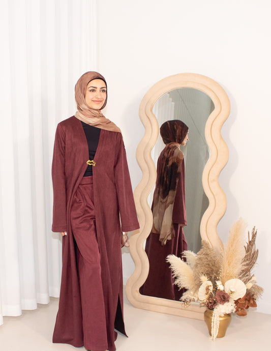 Lara Suede - Burgundy