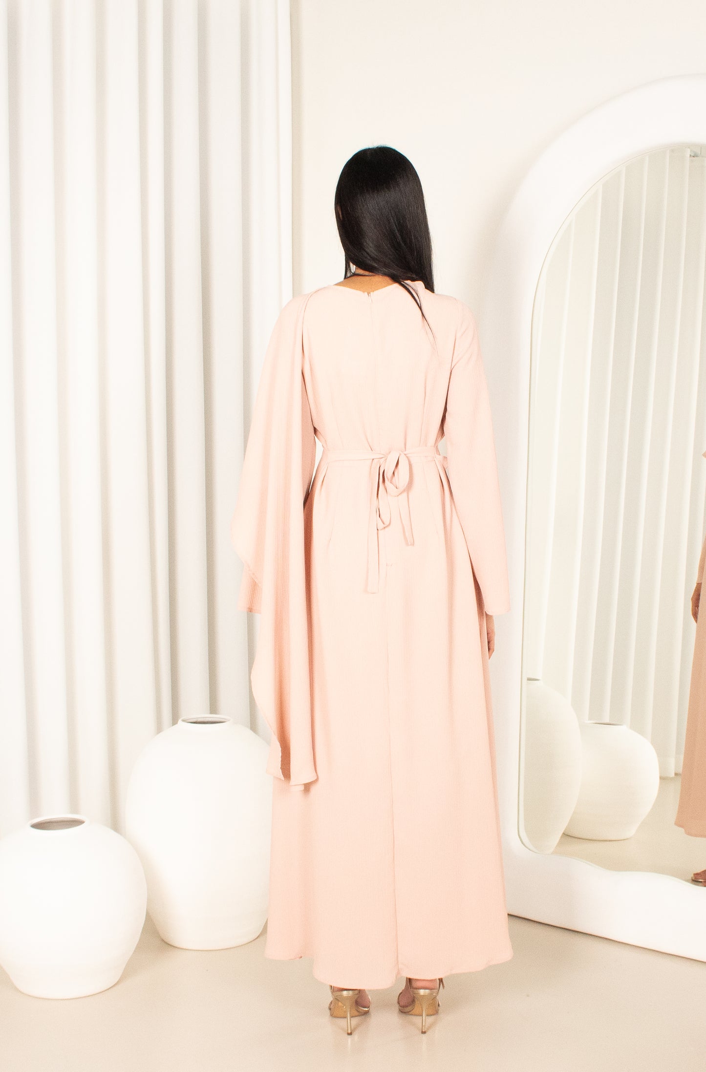 Jameelah Dress - Light Peach