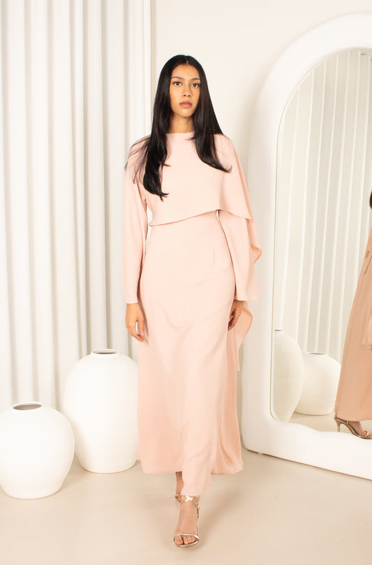 Jameelah Dress - Light Peach
