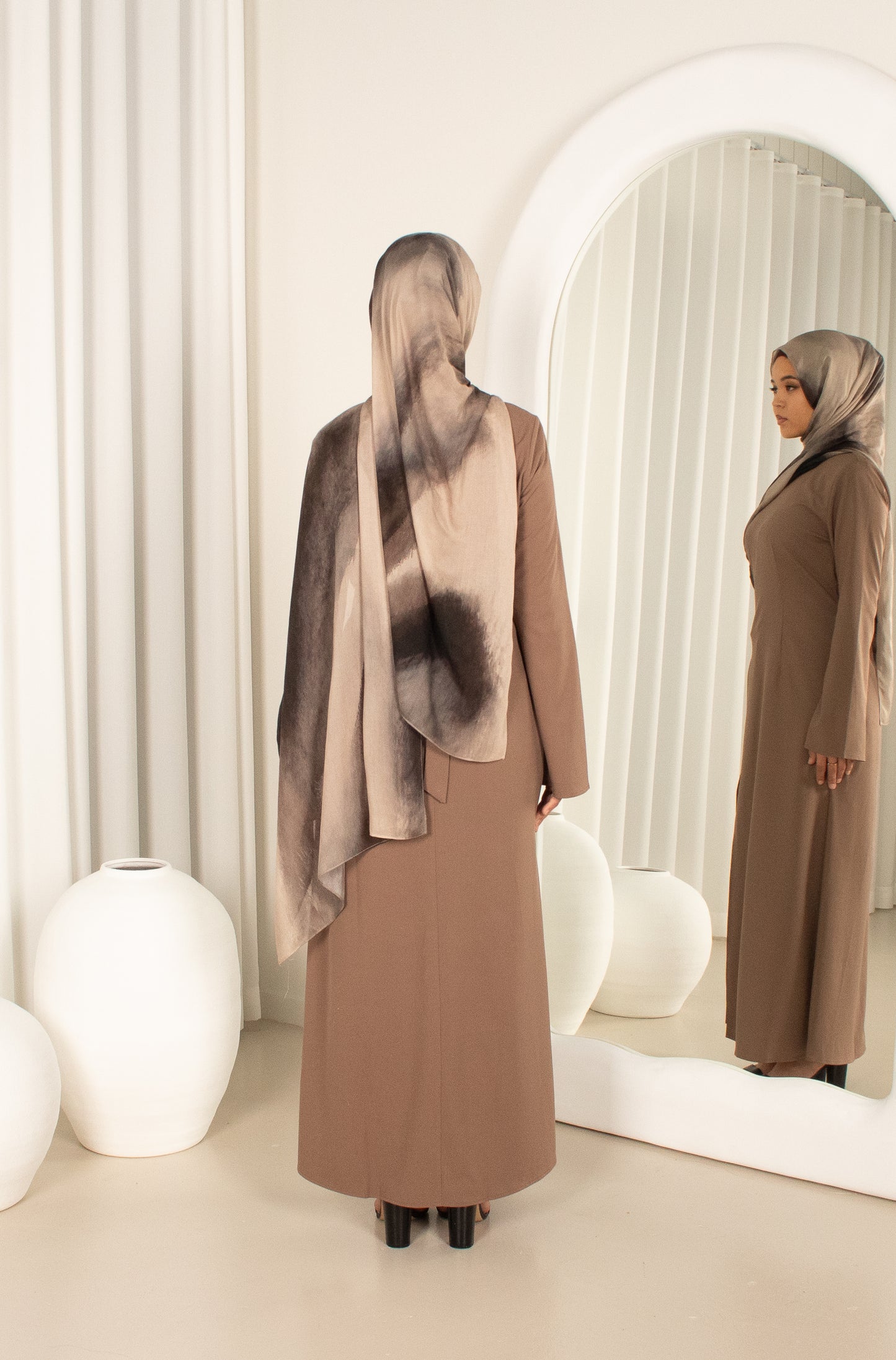 Soraya Split Top- Light Brown