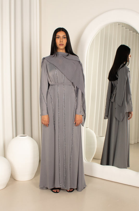 Mezalah Abaya - Dusty Blue