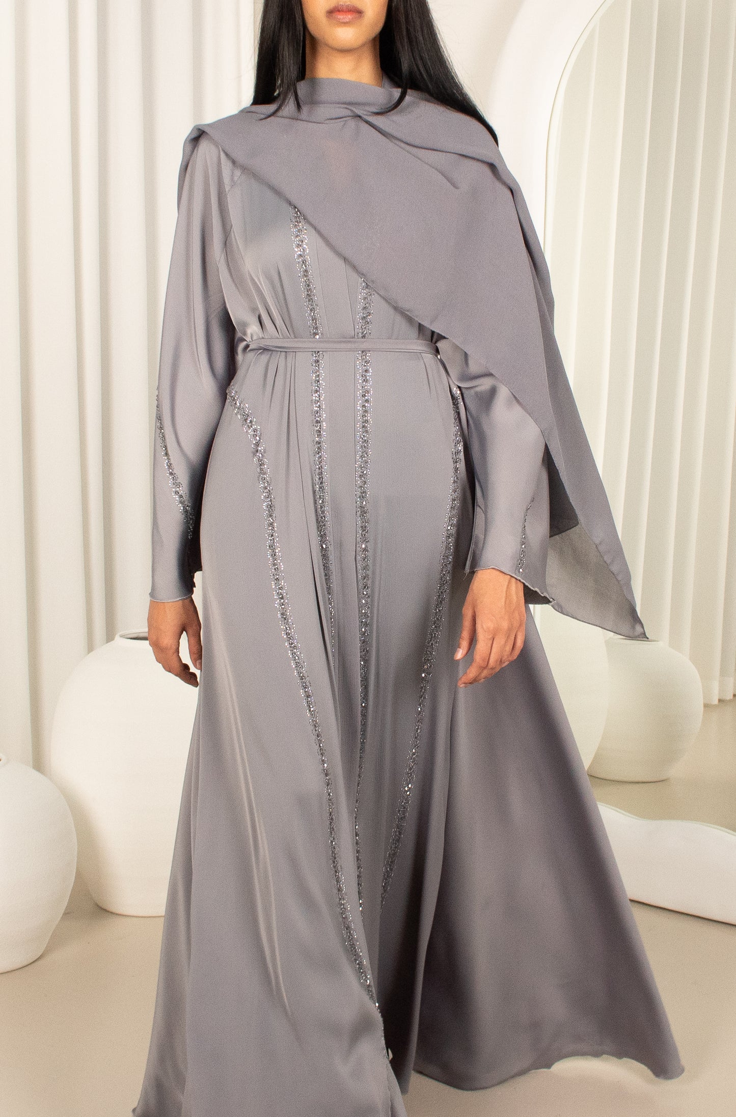 Mezalah Abaya - Dusty Blue