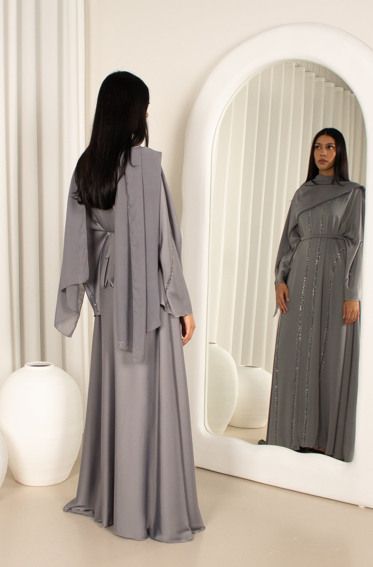 Mezalah Abaya - Dusty Blue
