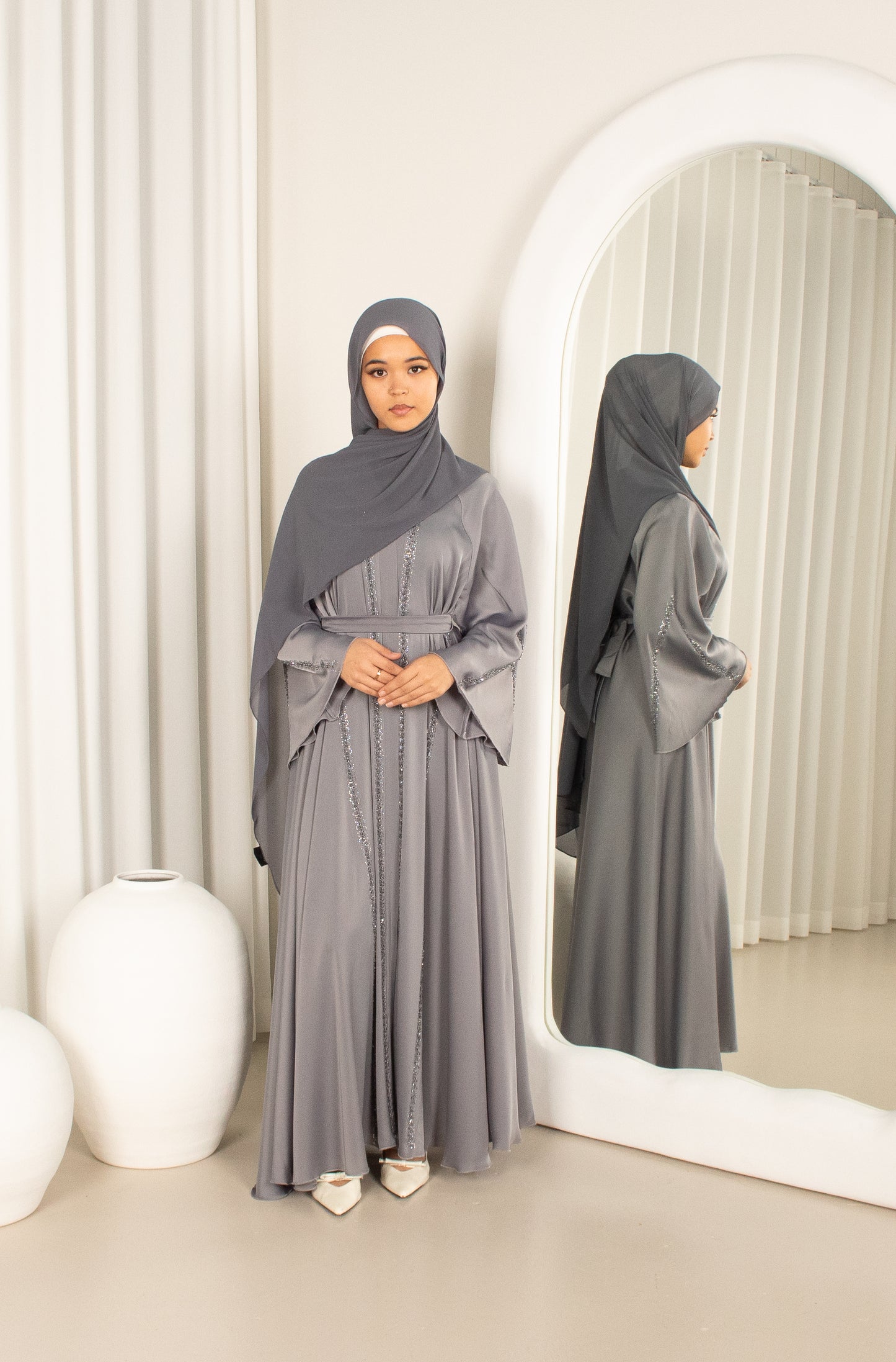 Mezalah Abaya - Dusty Blue