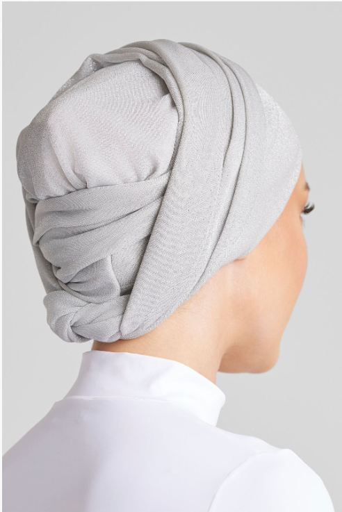 SILVER SHIMMER TURBAN