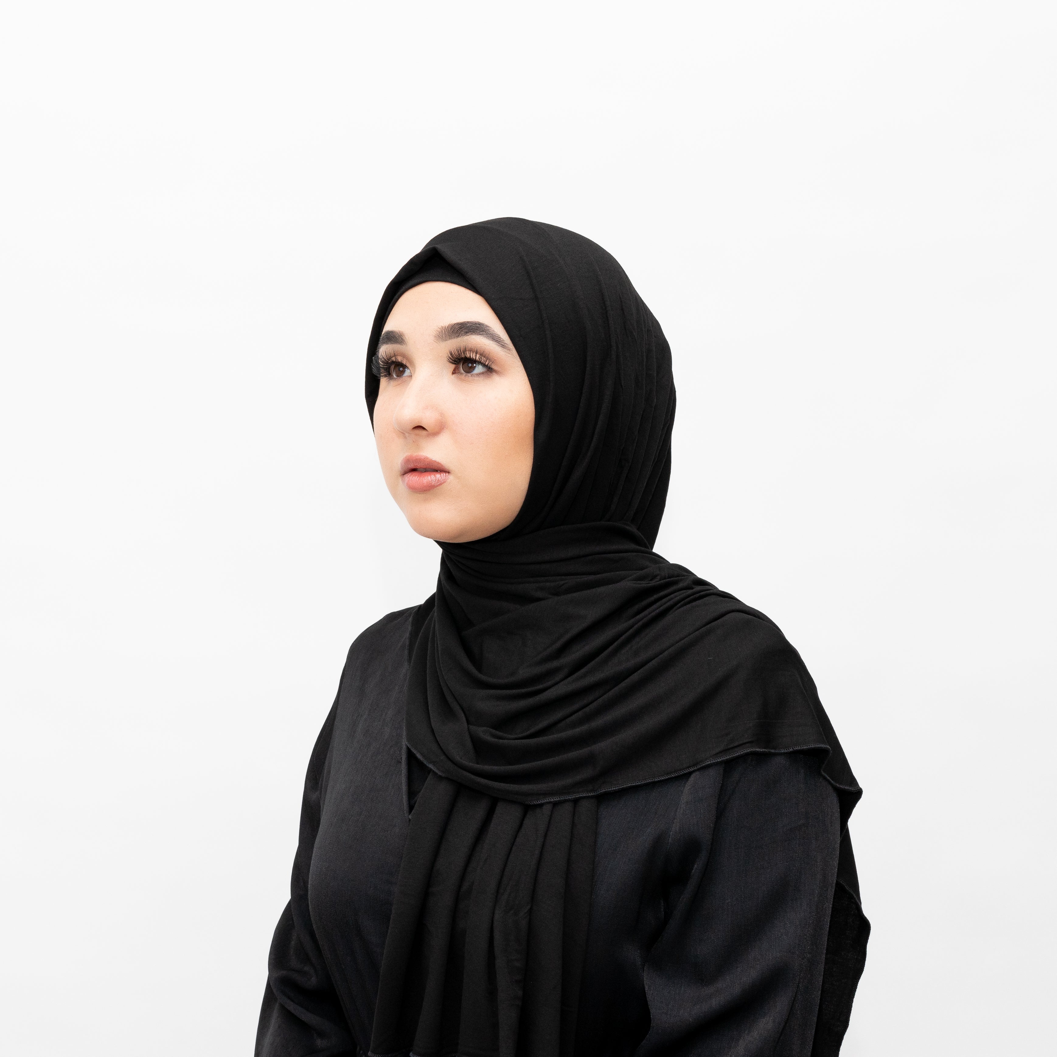 Black Jersey Hijab – Hadara Boutique