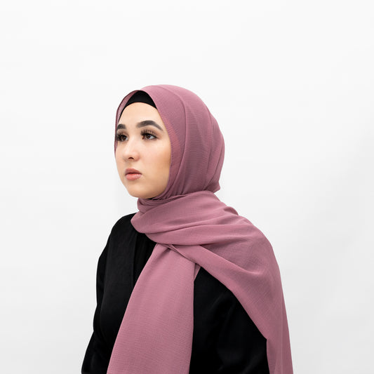 Dusty Purple Chiffon Hijab